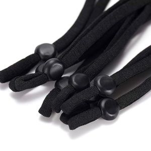 40 pcs - 1/4 Inch Wide Elastic String Cord Bands Rope Adjustable Buckle for sewi